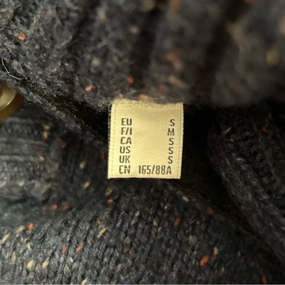 Mexx Men’s Classic Elbow Patch Wool Blend Sweater, Buttons at Neck, Size Sm - Picture 12 of 12